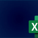 Logo d'Excel sur fond bleu assez foncé - couleur Versalys
